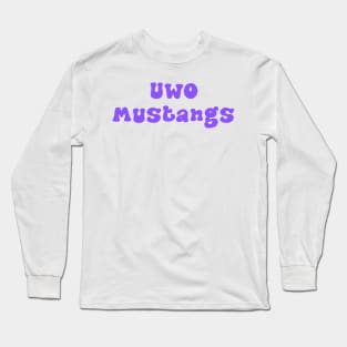 UWO Mustangs Long Sleeve T-Shirt